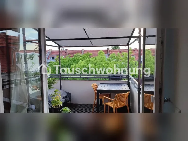 Tauschwohnung: Wunderschöne, helle Dachgeschosswohnung mit großem Balkon — photo 1
